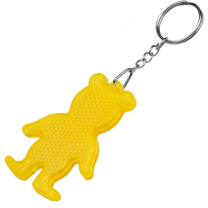 Reflective keyring BEAR