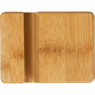 Logotrade promotional giveaways photo of: Bamboo smartphone holder SAN SEBASTIAN