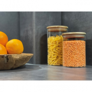 Logo trade promotional giveaways image of: Borosilicate container ONTARIO 1000 ml