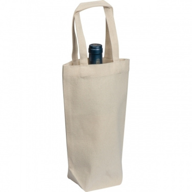 Logo trade promotional giveaway photo of: Cotton wine bag NICE