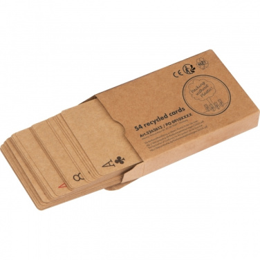 Logo trade promotional products image of: Playing cards NEW CASTLE