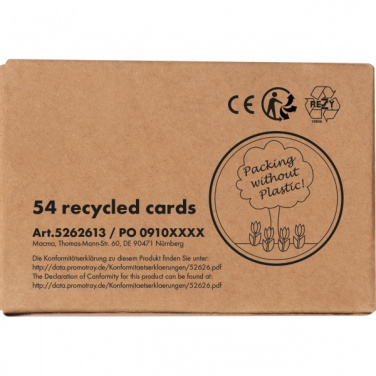 Logotrade promotional item image of: Playing cards NEW CASTLE