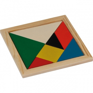 Logo trade advertising products picture of: Wooden puzzle PORTO