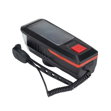 Logo trade promotional merchandise photo of: Solar bike light with horn, MC-5