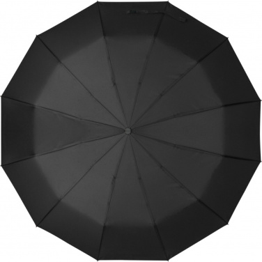 Automatic foldable umbrella OMAHA, black – detail view 3