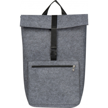 Logo trade promotional product photo of: RPET Felt Backpack BIRMINGHAM