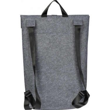 Logo trade advertising products picture of: RPET Felt Backpack BIRMINGHAM