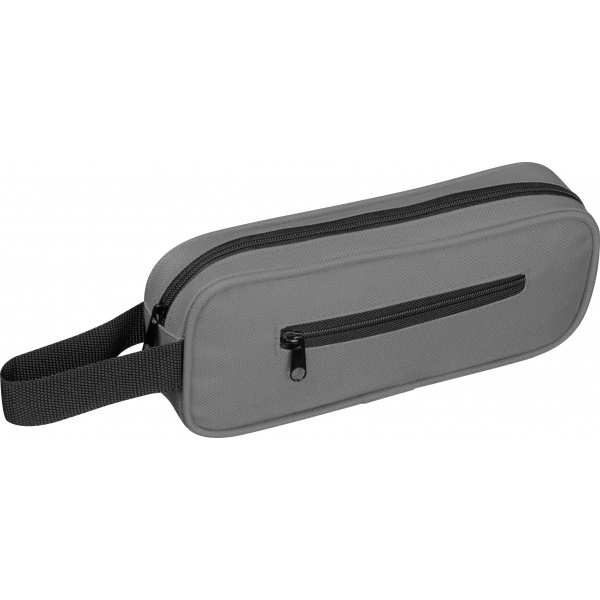 Logotrade promotional product picture of: Toiletry bag RPET NEUCHATEL