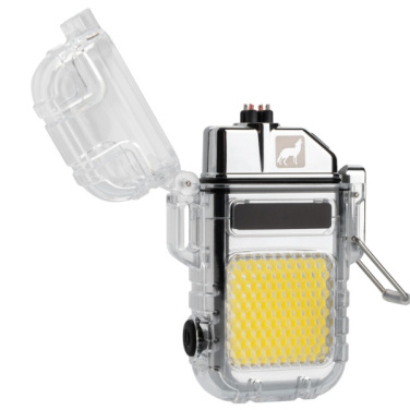 Logo trade promotional items picture of: Electrical lighter CALBUCO Schwarzwolf