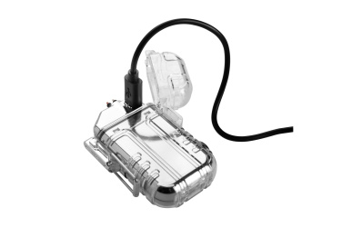 Logo trade promotional merchandise image of: Electrical lighter CALBUCO Schwarzwolf