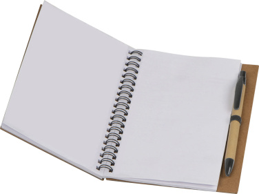 Logo trade promotional items image of: Spiral notebook Ravenna