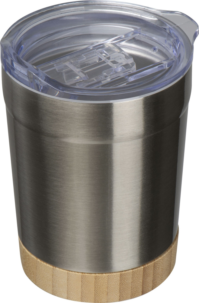 Logo trade advertising products image of: Recycled steel cup Turin