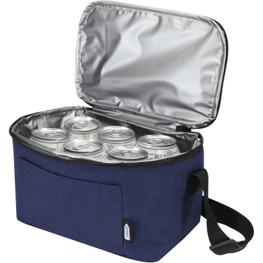 Logo trade corporate gifts image of: Tundra 6-can GRS RPET cooler bag 5L