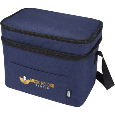 Logotrade promotional giveaway picture of: Tundra GRS RPET double compartments cooler bag 13L
