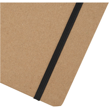 Logo trade advertising products image of: Holm A5 stone paper hard cover notebook with lined pages