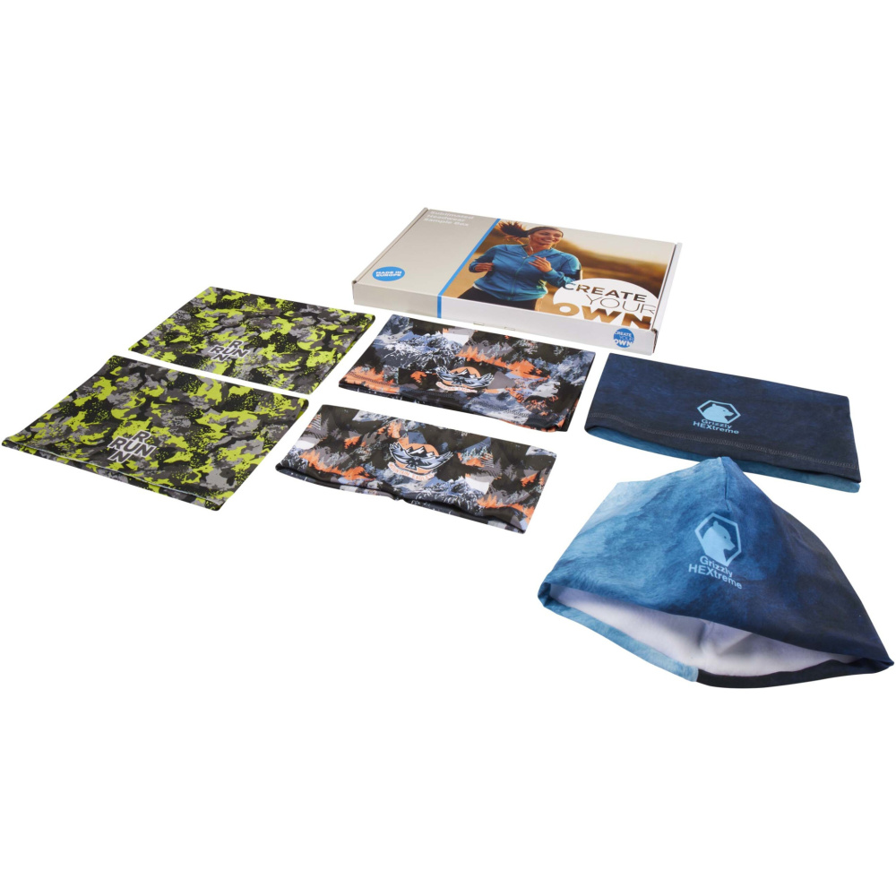 Sublimation headwear sample box, White, colour variant