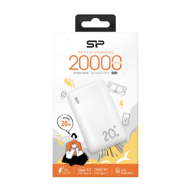 Logotrade promotional item image of: Power bank Silicon Power QS58 20000 mAh