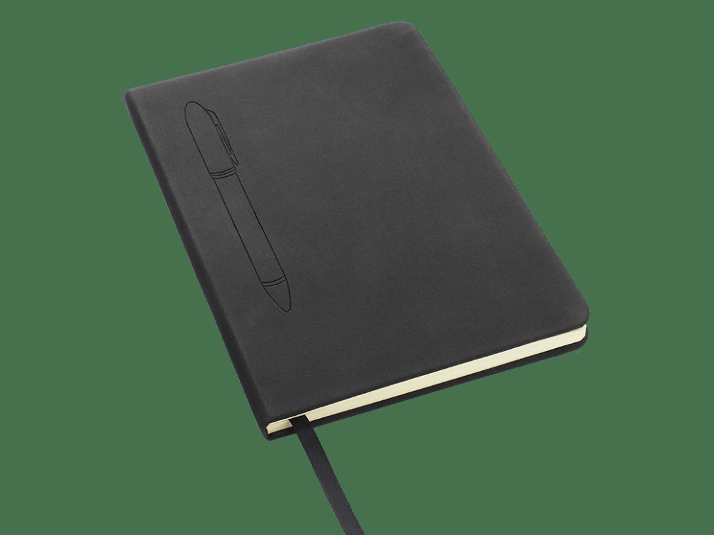 Logotrade business gift image of: Magnetic notebook with a pen 124715100