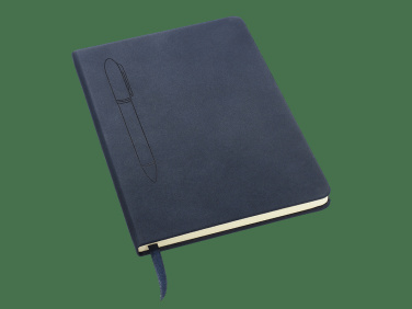 Logo trade business gift photo of: Magnetic notebook with a pen 124715100