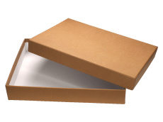 Box laminated with decorative paper (31.5x17x5cm) 45303700