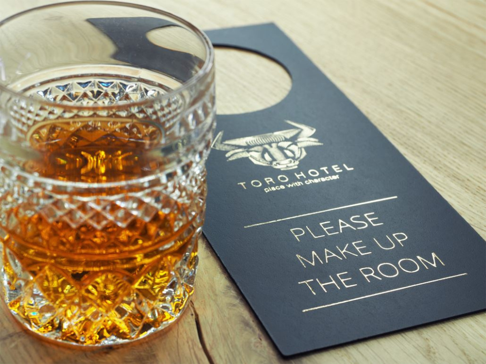 Logo trade promotional giveaways image of: DND door sign 1007094