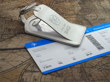 Logo trade promotional merchandise picture of: Luggage tag 1155119