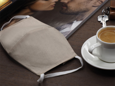 Logotrade promotional merchandise photo of: VENUS PRO cotton face mask with a pocket an HEPA filter 1378165