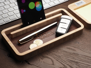 Logo trade promotional merchandise picture of: Wooden desk organiser 1852292