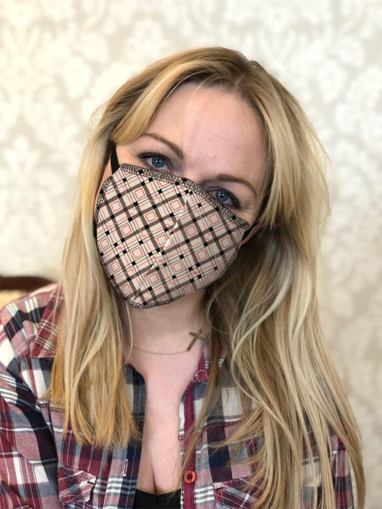 Logo trade promotional giveaways image of: ZEFIR cotton face mask 1400165