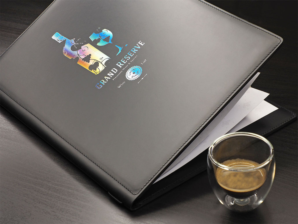 Logo trade business gifts image of: Menu cover Fine Dining Pro 1220094