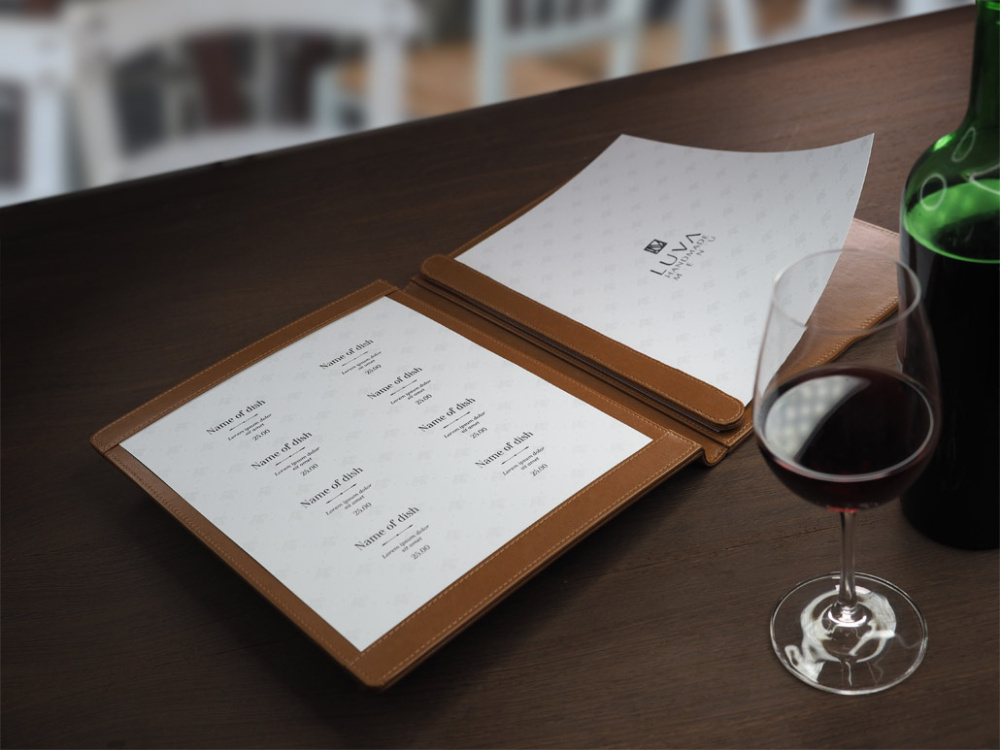 Logotrade business gifts photo of: Menu cover 1054119