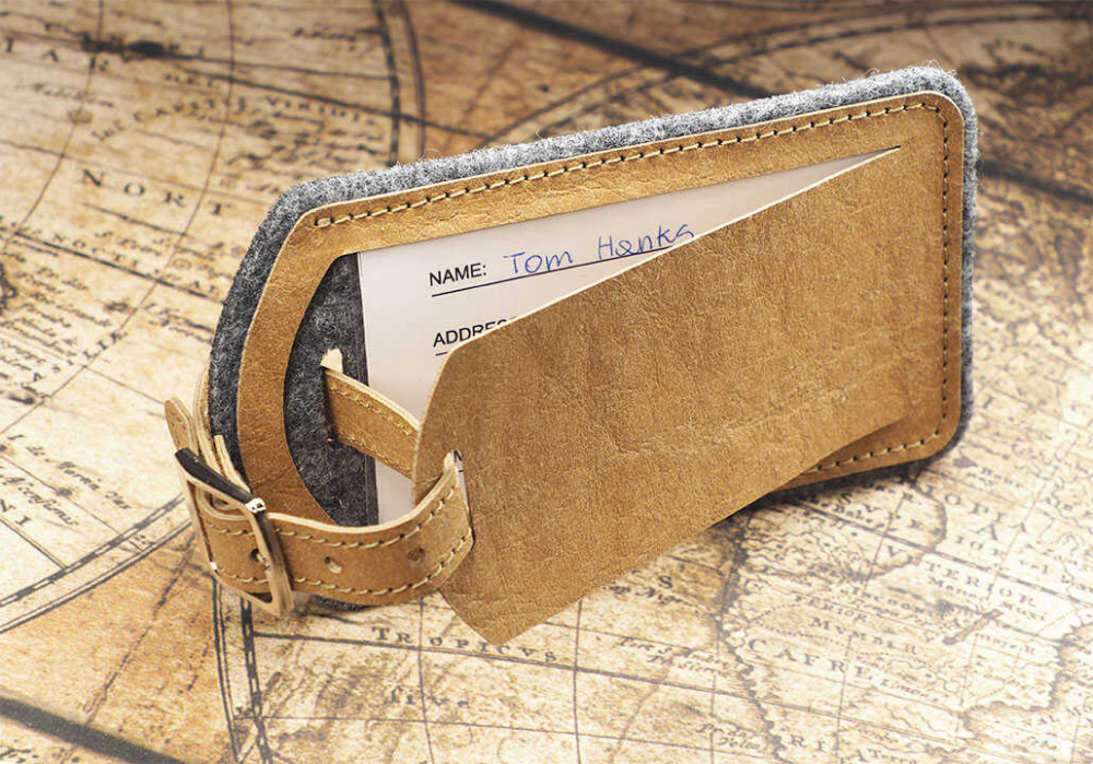 Logo trade promotional giveaways image of: Luggage tag 1155140