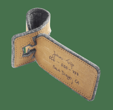 Logo trade promotional merchandise photo of: Luggage tag 969140