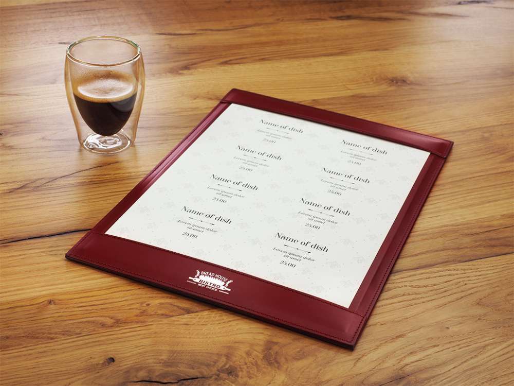 Logo trade promotional giveaways picture of: Menu pad 1025094