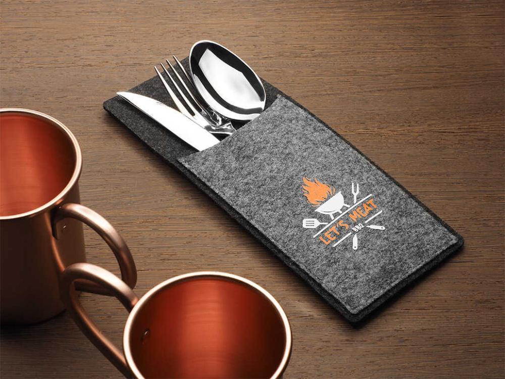 Logo trade promotional merchandise photo of: Cutlery case 1645246