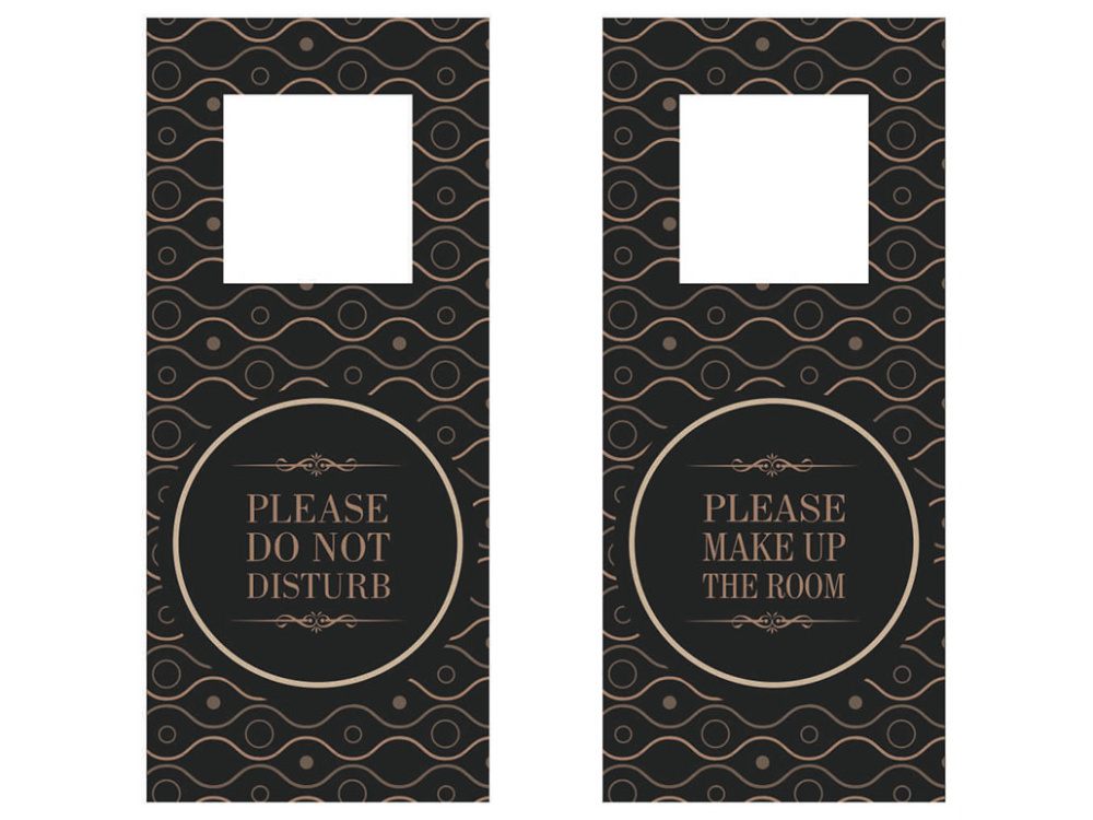 Logo trade advertising products picture of: DND door sign 1110117