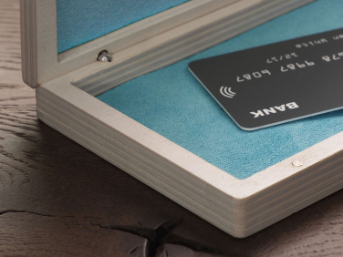 Logotrade promotional merchandise image of: Wooden bill box 1816121