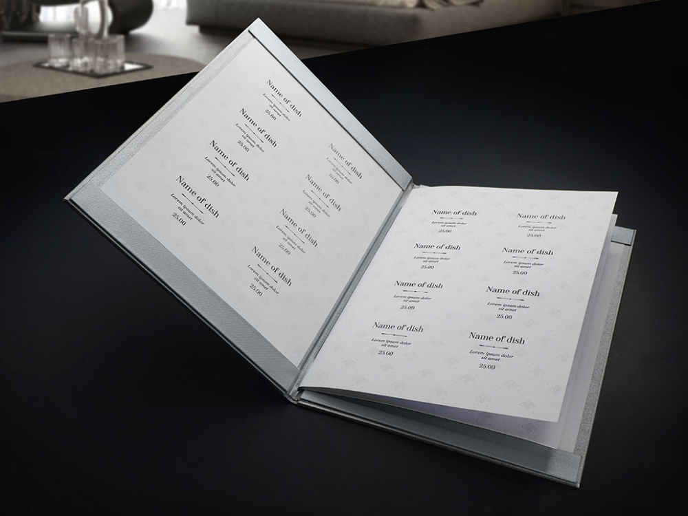 Logo trade promotional gift photo of: Menu cover 1679280