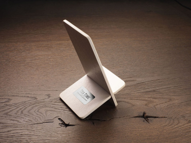 Logo trade promotional gifts image of: Wooden telephone stand 1834121