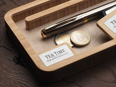 Logotrade promotional gift picture of: Wooden desk organiser 1818292