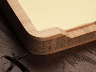 Logo trade promotional products image of: Wooden memo card box 1832292