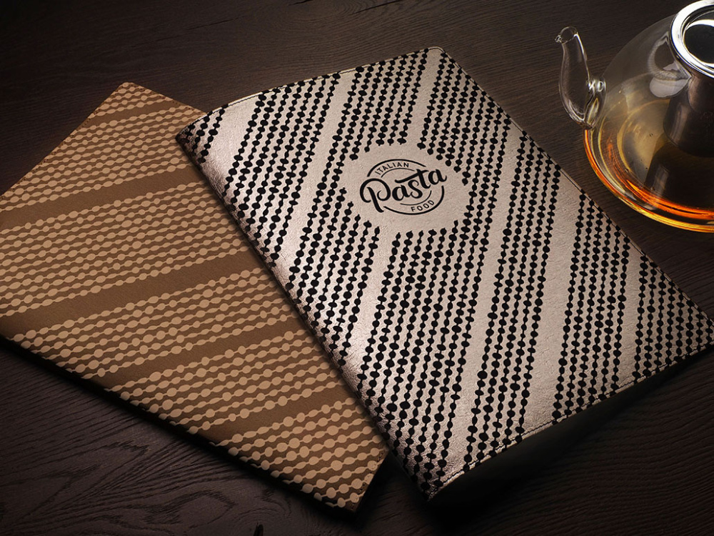 Logo trade promotional items image of: Menu cover Ambiente 1178301