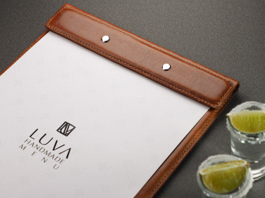 Logo trade promotional gifts picture of: Menu cover Armstrong 1116141