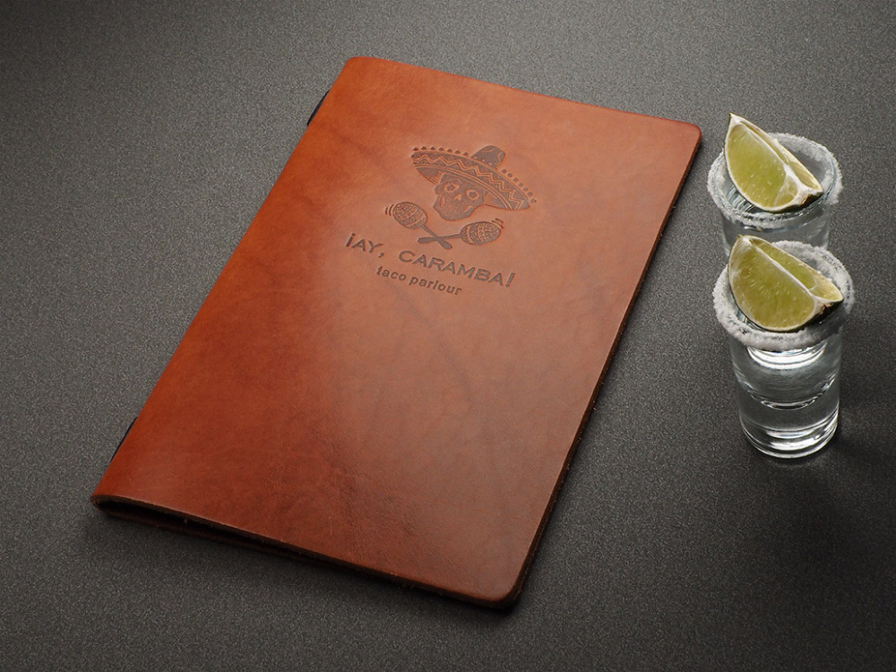 Logo trade advertising products picture of: Menu cover Ambiente 1181141