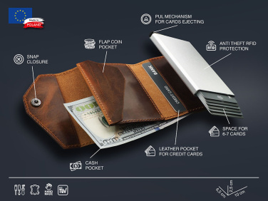 Logo trade corporate gifts picture of: RFID wallet 1931310