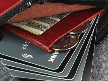 Logo trade advertising products picture of: Minimal wallet 1932141