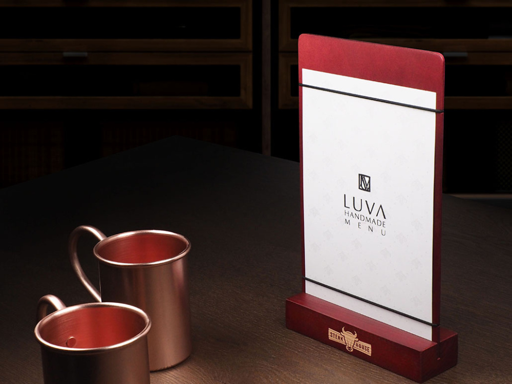 Logo trade promotional giveaways image of: Promo menu 1867121