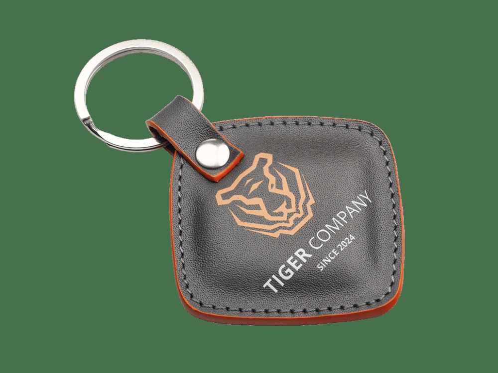Logo trade business gift photo of: Keyring 564131