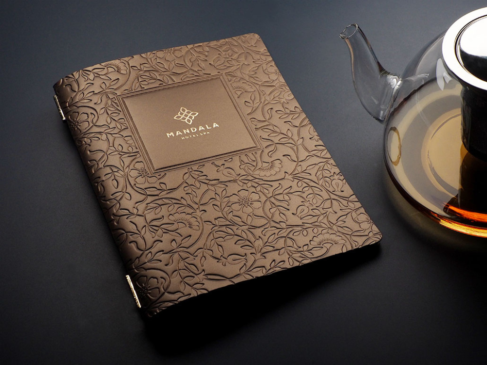Logo trade corporate gifts picture of: Menu cover Ambiente 1181336