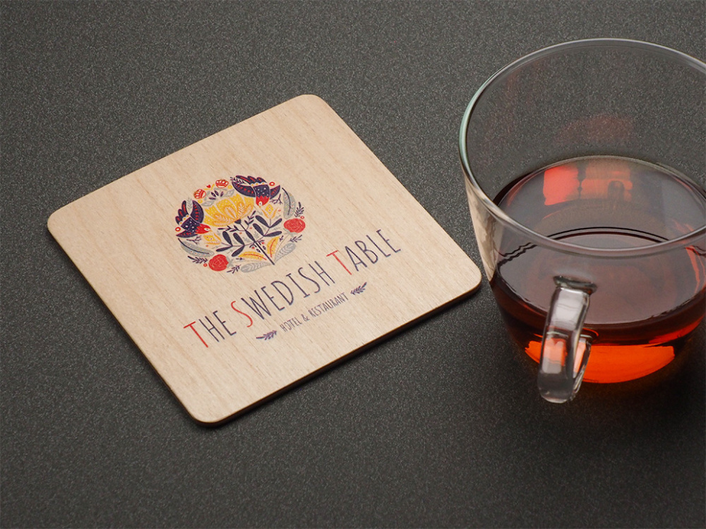 Logotrade promotional merchandise picture of: Coaster 1857121